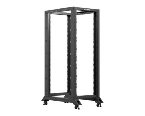 ARMARIO LANBERG ABIERTO RACK 19" 32U 600X1000 NEGRO ARMARIO LANBERG ABIERTO RACK 19" 32U 600X1000 NEGRO