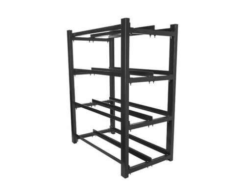 ESTANTERIA LANBERG BATERIAS UPS 830X454 2 FILAS 4 NIVELES 8 MARCOS FLAT PACK BK