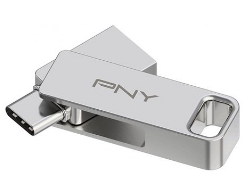 PNY USB Duo Link 3.2 128GB  - 1 x USB-C - 1 x USB 3.2