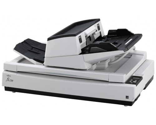 RICOH - FUJITSU Escaner fi-7700, Escaner de Produccion de Volumen Bajo LED USB 3.1 con ADF/plano, Duplex, A3, 80 ppm/160 ipm.