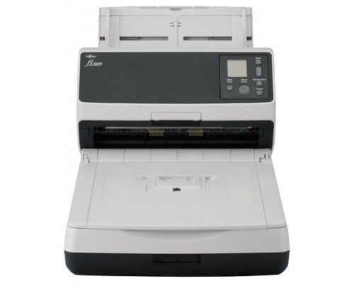 RICOH - FUJITSU Escaner fi-8290, Escaner Departamental LED Gigabit Ethernet USB 3.2 con ADF/plano, Duplex, A4, 90 ppm/180 ipm.