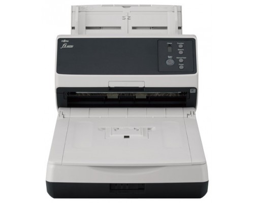 RICOH -FUJITSU Escaner fi-8250, Escaner de Grupo de Trabajo LED Gigabit Ethernet USB 3.2 con ADF/plano, Duplex, A4, 50 ppm/100 ipm.