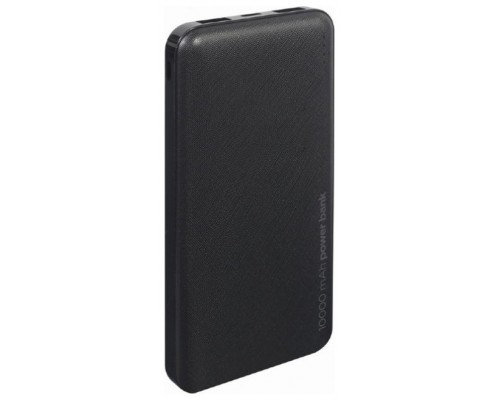 POWERBANK GEMBIRD 10000mAh 1x microUSB A 2x USB-A NEGRO