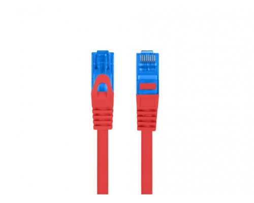 CABLE RED LANBERG LATIGUILLO CAT.6A S/FTP LSZH CCA 1.5M ROJO FLUKE PASSED
