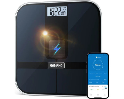 RENPHO ELIS 2 - SMART BODY SCALE - ITO - BLE - 3AAA - 11X11X1INCH BLACK PT (Espera 4 dias) RENPHO ELIS 2 - SMART BODY SCALE - ITO - BLE - 3AAA - 11X11X1INCH BLACK PT (Espera 4 dias)