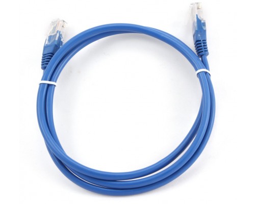 Cable CAT5E UTP moldeado 1m Azul