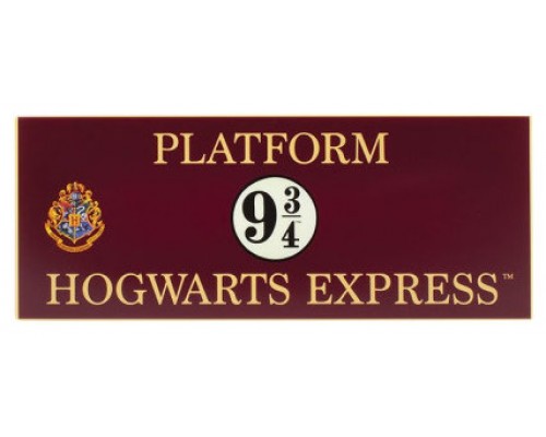 LÁMPARA LOGO HARRY POTTER ANDÉN 9 3/4 PALADONE PP8773HP (Espera 4 dias)