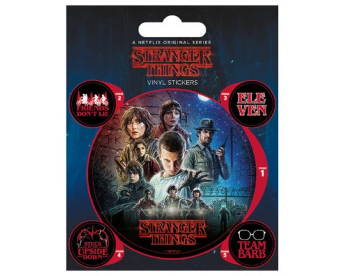 SET VINILOS STRANGER THINGS PYRAMID INTERNATIONAL PS7423 (Espera 4 dias)