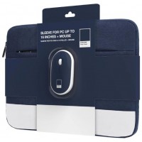 Celly Kit Sleeve Pantone + raton 15,6" Navy
