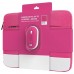 Celly Kit Sleeve Pantone + raton 15,6" Rosa