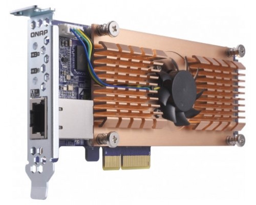 QNAP QM2-2P10G1T tarjeta y adaptador de interfaz PCIe,RJ-45 Interno (Espera 4 dias)
