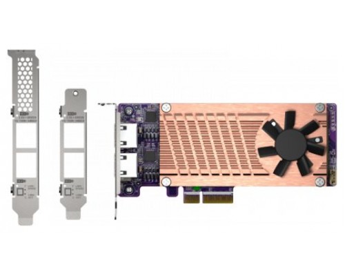 QNAP QM2-2P2G2T adaptador y tarjeta de red Interno Ethernet 2500 Mbit/s (Espera 4 dias)