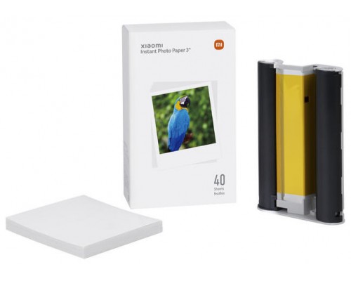 PAPEL FOTOGRAFICO XIAOMI MI INSTANT PHOTO PAPER 3" (40 SHEETS)