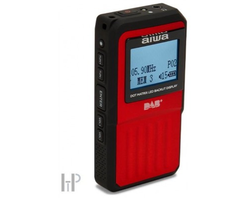 Radio Digital Mini Aiwa Rd-20dab Red Sintonizador