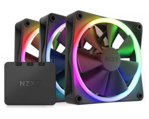 NZXT F120 RGB Triple Pack Carcasa del ordenador Ventilador 12 cm Negro 3 pieza(s) (Espera 4 dias)