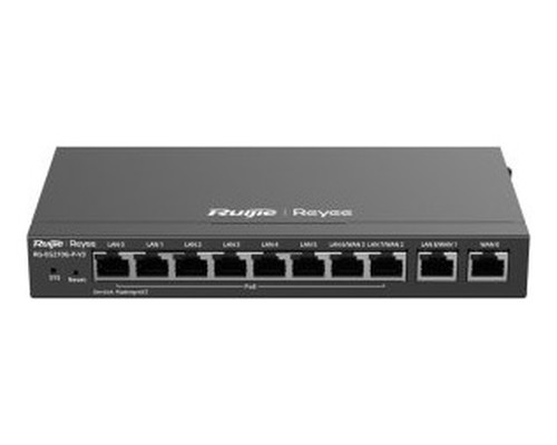 ROUTER RUIJIE REYEE RG-EG210G-P 10-PORT GIGABIT (8XPOE) MULTIWAN ROUTER ROUTER RUIJIE REYEE RG-EG210G-P 10-PORT GIGABIT (8XPOE) MULTIWAN ROUTER