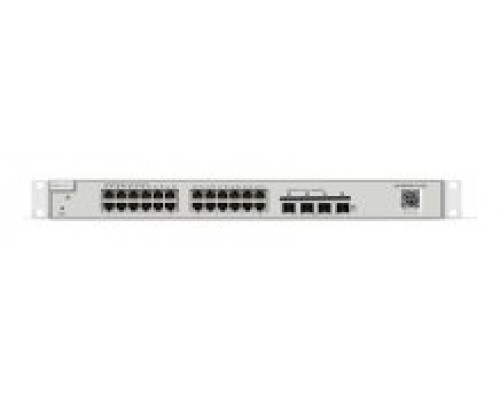 REYEE 24-Port L2+ Managed 10G Switch, 24 Gigabit RJ45 Ports, 4 *10G SFP+ Slots,19-inch Rack-mountab