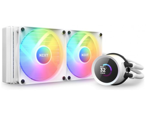 NZXT Kraken 240 RGB Procesador Sistema de refrigeración líquida todo en uno 12 cm Blanco 1 pieza(s) (Espera 4 dias)