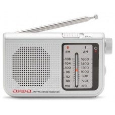 Radio Analogica Con Altavoz Aiwa Rs-55 Silver