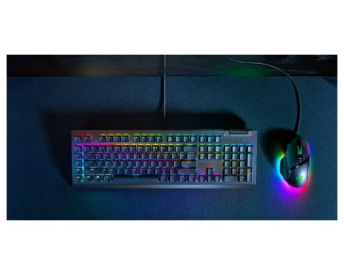 TECLADO RAZER BLACKWIDOW V4 X YELLOW SWITCH (ESPAÑOL) (RZ03-04702800-R311) (Espera 4 dias)