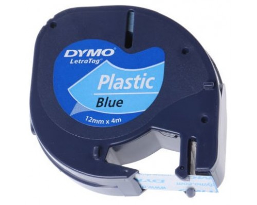 DYMO Cinta LT 12mmx4mt -Negro/Azul