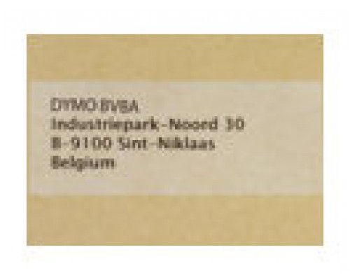 DYMO Etiqueta LW dirección 89x36mm, 1 rollo etiquetas (260) Plástico transparente