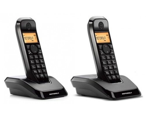 MOTOROLA S1202 Telefono DECT DUO Negro