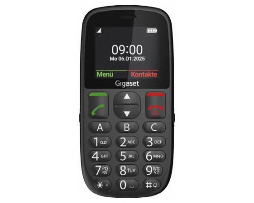 Gigaset GL395 5,59 cm (2.2") 90 g Negro Teléfono para personas mayores (Espera 4 dias)