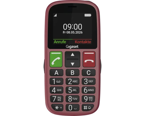Gigaset GL30 5,59 cm (2.2") 106 g Rojo Tel&eacute;fono para personas mayores (Espera 4 dias)