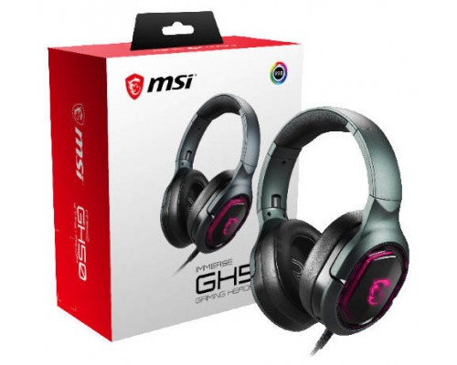 MSI Immerse GH50 Auriculares Alámbrico Diadema Juego Negro (Espera 4 dias)