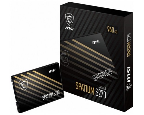 MSI SPATIUM S270 SATA 2.5 240GB unidad de estado sólido 2.5" Serial ATA III 3D NAND (Espera 4 dias)