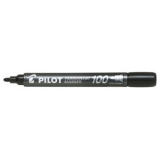 MARCADOR PERMANENTE PUNTA CONICA SCA-100 NEGRO PILOT SCA-100-B (MIN12) (Espera 4 dias)