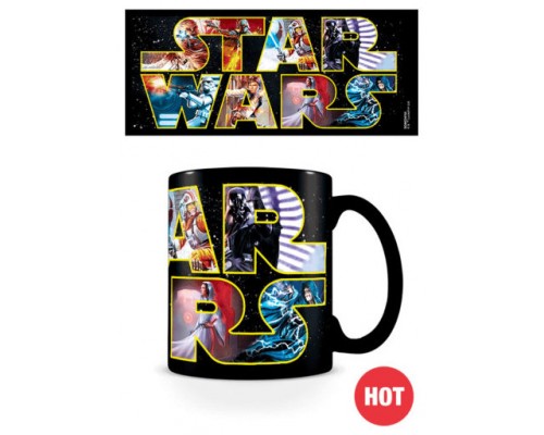 TAZA DESAYUNO CAMBIO DISEÑO STAR WARS LOGO PYRAMID SCMG24755 (Espera 4 dias)