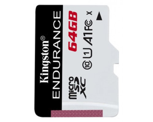 Kingston Technology High Endurance memoria flash 64 GB MicroSD Clase 10 UHS-I (Espera 4 dias)