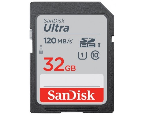 SanDisk Ultra 32GB SDHC Memory Card 120MB/s