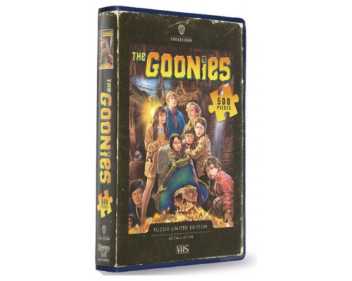 PUZZLE 500 PIEZAS VHS THE GOONIES  EDICIÓN LIMITAD SD TOYS SDTWRN25581 (Espera 4 dias)