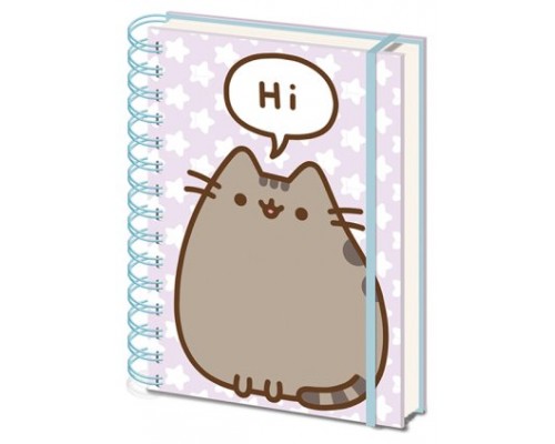 CUADERNO A5 CON ESPIRAL PUSHEEN SAYS HI 21 X 15 CM PYRAMID INTERNATIONAL SR72509 (Espera 4 dias)