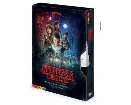 LIBRETA STRANGER THINGS VHS PYRAMID INTERNATIONAL SR72775 (Espera 4 dias)