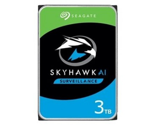 HDD SEAGATE 3.5" 3TB 256MB SATA3 SKYHAWK (Espera 4 dias)