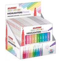 ESTUCHE 12 SUBRAYADORES PASTEL COLOR EXPERIENCE ALPINO SU000012 (Espera 4 dias)