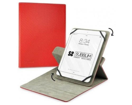 SUBBLIM funda de tablet Rotate 360 Executive Case 10,1" Red