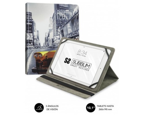 FUNDA TABLET NY TAXI 10.1"" SUBBLIM (Espera 4 dias)