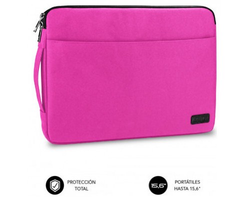 SUBBLIM Funda Ordenador Urban Laptop Sleeve 15,6" Pink (Espera 4 dias)