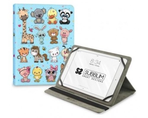 FUNDA TABLET SUBBLIM TRENDY CASE ANIMALS 11"