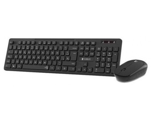 SUBBLIM Teclado Ergonómico y ratón Combo Business Slim Silencioso Inalámbrico 2.4G (Espera 4 dias)