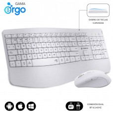 TECLADO + RATON OFFICE PROWAVE WIRELESS BLANCO SUBBLIM (Espera 4 dias)