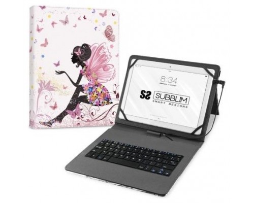 FUNDA TABLET SUBBLIM KEYTAB USB 11" HADAS