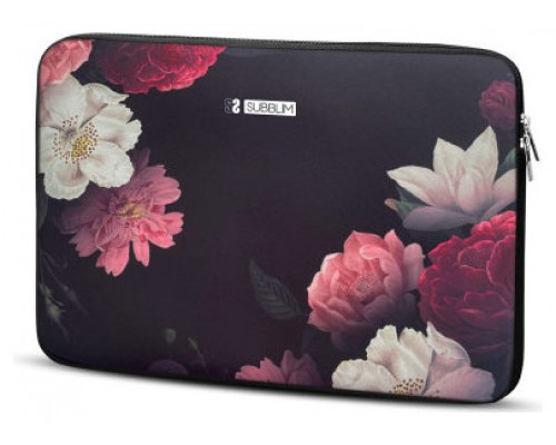 SUBBLIM Funda Ordenador Neopreno Trendy Sleeve Neo Flowers 13,3-14" (Espera 4 dias)