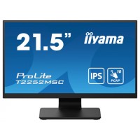 MONITOR IIYAMA 21,5" TACTIL PCAP 10P (T2252MSC-B2) IPS,1920X1080, 250CD, 1000:1, HDMI, DP, 5MS (Espera 4 dias)