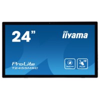 MONITOR IIYAMA 24" TACTIL T2455MSC-B1, IPS, 1920x1080, HDMI, DISPLAYPORT, 2 USB 3.0, ALTAVOCES, WEBCAM & MICROFONO (Espera 4 dias)